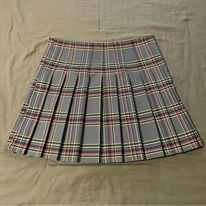 Nobo plaid pleated skirt juniors sz 7